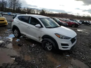 2019 Hyundai Tucson SE with VIN KM8J2CA48KU980022, listed as a Copart auction lot 89057495 with 36,813 mi miles and Salvage Title. Bid and sale history available at carsss.com. Image 4.