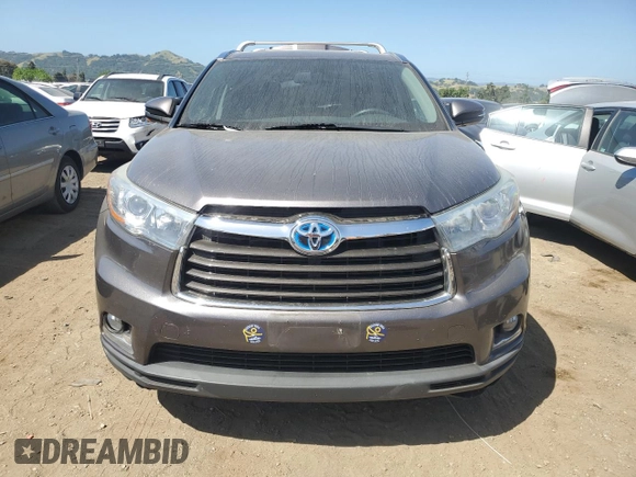 2016 Toyota Highlander Limited with VIN 5TDDCRFH0GS018466, listed as a Copart auction lot 55974825 with 136,099 mi miles and Salvage title. Bid and sale history available at DreamBid. Image 5.