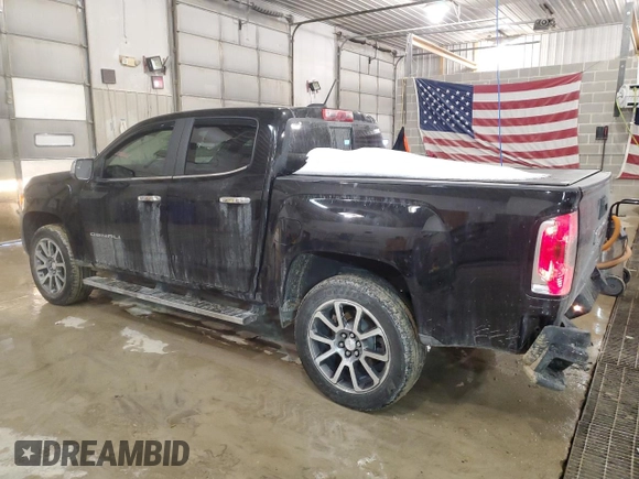 2022 GMC Canyon 4WD Denali with VIN 1GTG6EEN5N1112356, listed as a Copart auction lot 87871435 with 25,352 mi miles and Salvage Title. Bid and sale history available at carsss.com. Image 2.