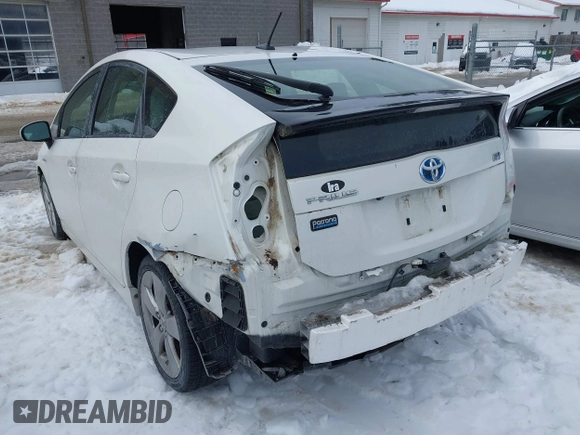 2013 Toyota Prius One with VIN JTDKN3DU0D5597099, listed as a IAAI auction lot 41600229 with 77,937 mi miles. Bid and sale history available at carsss.com. Image 3.