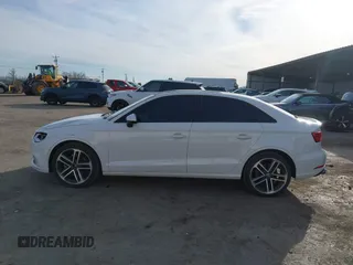 2018 Audi A3 Sedan Premium with VIN WAUAUGFF7J1069760, listed as a IAAI auction lot 41687581 with 70,980 mi miles. Bid and sale history available at carsss.com. Image 14.