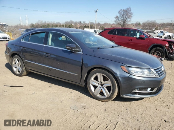 2014 Volkswagen CC R-Line with VIN WVWBP7ANXEE539159, listed as a Copart auction lot 48655055 with 98,128 mi miles and Clean Title. Bid and sale history available at carsss.com. Image 4.