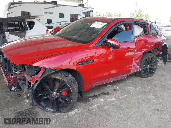 2018 Jaguar F-Pace S z VIN SADCM2FV3JA236643, wystawiony jako IAAI lot #42229247 z przebiegiem 114 654 mil mil oraz . Historia ofert i sprzedaży dostępna na DreamBid. Obrazek 18.