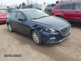 2016 Mazda Mazda3 i Sport with VIN 3MZBM1U76GM242063, listed as a IAAI auction lot 41816775 with 121,039 mi miles. Bid and sale history available at carsss.com. Image 1.