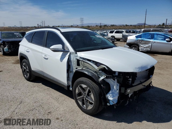 2025 Hyundai Tucson SEL Convenience with VIN 5NMJCCDE9SH518873, listed as a Copart auction lot 50329275 with 208 mi miles and Salvage Title. Bid and sale history available at carsss.com. Image 4.