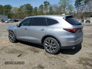 2022 Acura MDX w/Technology Package with VIN 5J8YD9H42NL001662, listed as a Copart auction lot 49833585 with 0 mi miles and Clean Title. Bid and sale history available at carsss.com. Image 2.