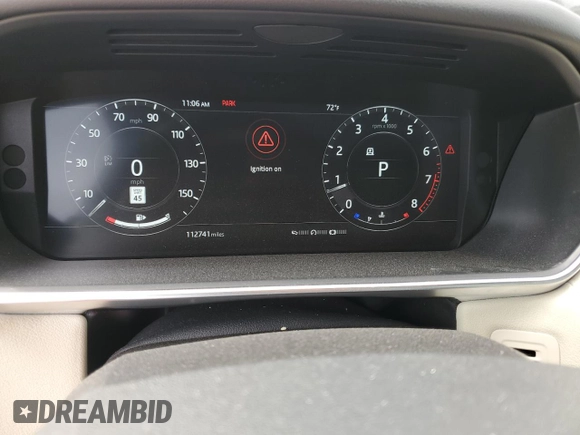 2018 Land Rover Range Rover Sport HSE with VIN SALWR2RV3JA189547, listed as a Copart auction lot 47369325 with 112,741 mi miles and Salvage Title. Bid and sale history available at carsss.com. Image 9.