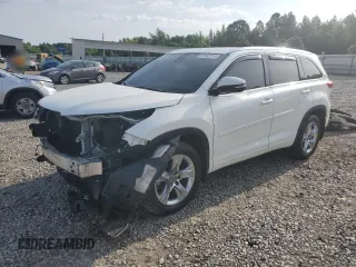 2017 Toyota Highlander Limited with VIN 5TDDZRFH1HS406242, listed as a Copart auction lot 61492715 with 99,285 mi miles and Salvage title. Bid and sale history available at DreamBid. Image 1.