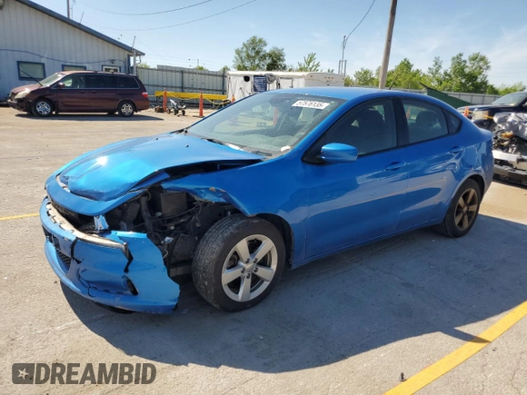 2015 Dodge Dart SXT with VIN 1C3CDFBB9FD380576, listed as a Copart auction lot 57576135 with 178,779 mi miles and Salvage title. Bid and sale history available at DreamBid. Image 1.