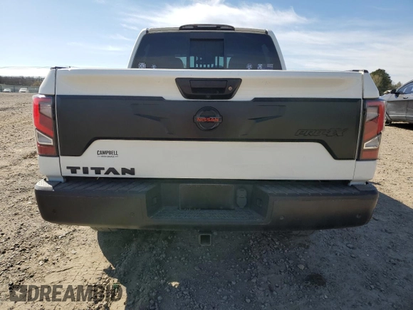 2021 Nissan Titan Pro-4X with VIN 1N6AA1EDXMN527133, listed as a Copart auction lot 49719625 with 45,230 mi miles and Salvage title. Bid and sale history available at DreamBid. Image 6.
