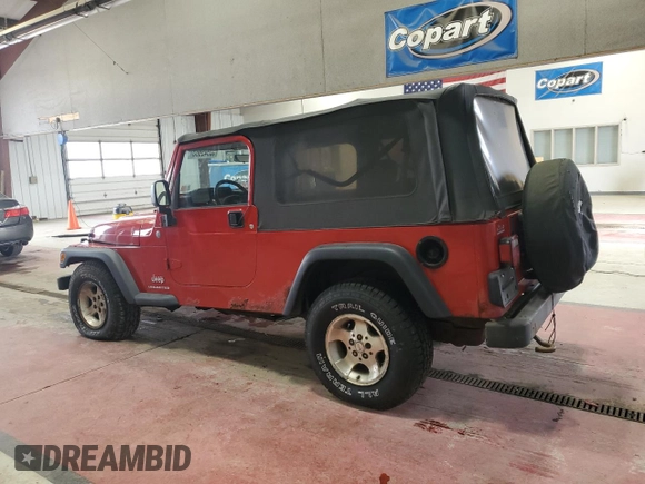 2004 Jeep Wrangler Sport with VIN 1J4FA49S54P758930, listed as a Copart auction lot 53949665 with 190,457 mi miles and Clean title. Bid and sale history available at DreamBid. Image 2.