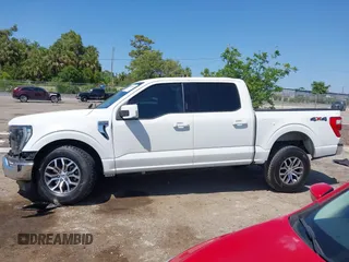 2022 Ford F-150 XL with VIN 1FTFW1E8XNFC34583, listed as a IAAI auction lot 42020824 with 26,150 mi miles. Bid and sale history available at carsss.com. Image 14.