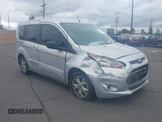 2016 Ford Transit Connect XLT with VIN NM0AE8F78G1230587, listed as a IAAI auction lot 41643706 with 98,957 mi miles and . Bid and sale history available at DreamBid. Image 1.