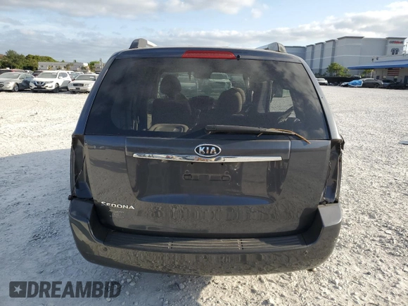 2012 Kia Sedona LX with VIN KNDMG4C77C6472498, listed as a Copart auction lot 53424005 with 0 mi miles and Clean Title. Bid and sale history available at carsss.com. Image 6.