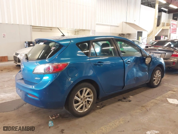 2012 Mazda Mazda3 i Touring with VIN JM1BL1L83C1587400, listed as a IAAI auction lot 41616191 with 138,815 mi miles. Bid and sale history available at carsss.com. Image 4.