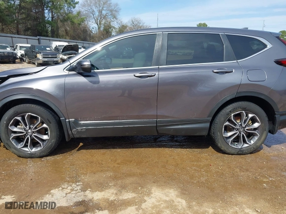 2021 Honda CR-V EX with VIN 2HKRW1H59MH404256, listed as a IAAI auction lot 41711235 with 100,389 mi miles. Bid and sale history available at carsss.com. Image 15.