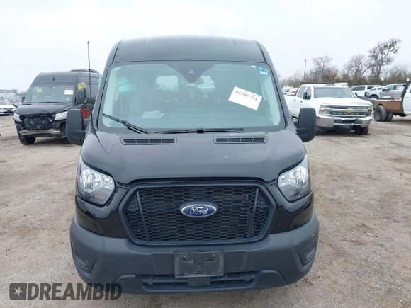 2023 Ford Transit Passenger XL with VIN 1FBAX2C85PKC08858, listed as a IAAI auction lot 41505754 with 45,897 mi miles and . Bid and sale history available at DreamBid. Image 12.