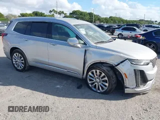 2020 Cadillac XT6 FWD Premium Luxury with VIN 1GYKPCRS7LZ164978, listed as a IAAI auction lot 41558920 with 87,416 mi miles. Bid and sale history available at carsss.com. Image 1.