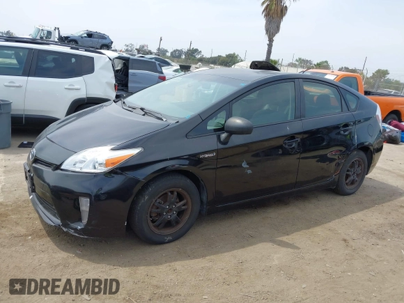 2013 Toyota Prius One with VIN JTDKN3DU8D1691254, listed as a IAAI auction lot 42047639 with 208,680 mi miles. Bid and sale history available at carsss.com. Image 14.
