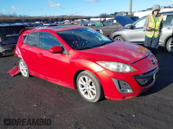 2011 Mazda 3 s Sport with VIN JM1BL1K62B1422162, listed as a IAAI auction lot 41850351 with 234,103 mi miles. Bid and sale history available at carsss.com. Image 1.