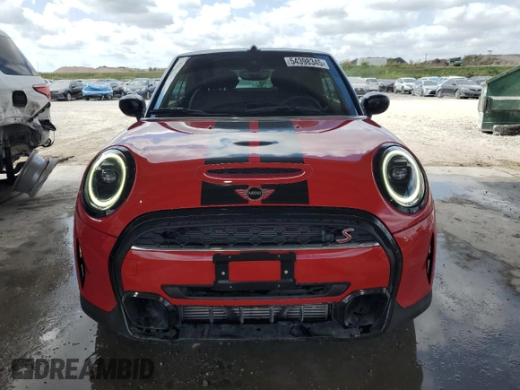 2022 MINI Convertible Cooper S with VIN WMW43DL00N3N94880, listed as a Copart auction lot 54398345 with 27,979 mi miles and Salvage Title. Bid and sale history available at DreamBid. Image 5.
