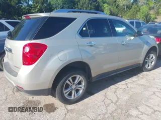 2013 Chevrolet Equinox LTZ with VIN 2GNALFEK0D6331805, listed as a IAAI auction lot 42053705 with 137,040 mi miles. Bid and sale history available at carsss.com. Image 4.