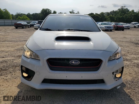 2017 Subaru WRX with VIN JF1VA1B68H9821709, listed as a Copart auction lot 57029735 with 172,737 mi miles and Salvage title. Bid and sale history available at DreamBid. Image 5.