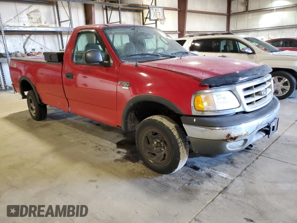 2003 Ford F-150 XL z VIN 2FTRF18W93CB06996, wystawiony jako Copart lot #42758725 z przebiegiem 142 428 mil mil oraz Szkoda całkowita • Salvage title. Historia ofert i sprzedaży dostępna na DreamBid. Obrazek 4.