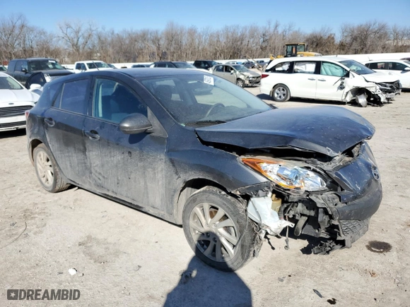 2012 Mazda Mazda3 i Touring with VIN JM1BL1L74C1643836, listed as a Copart auction lot 45978125 with 129,547 mi miles and Salvage Title. Bid and sale history available at carsss.com. Image 4.