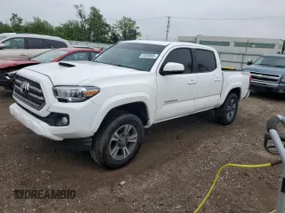 2017 Toyota Tacoma SR5 с VIN 3TMCZ5AN7HM105170, выставлен на аукционе Copart как лот 57628685 с пробегом 52 654 миль миль и Списание • Salvage title. История ставок и продаж доступна на DreamBid. Изображение 1.