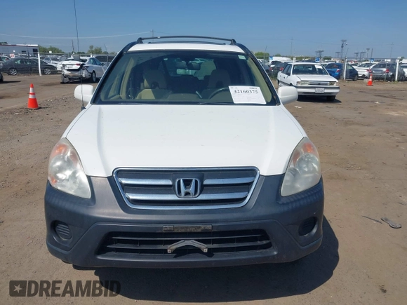 2005 Honda CR-V EX with VIN JHLRD78865C063319, listed as a IAAI auction lot 42160375 with 203,213 mi miles and . Bid and sale history available at carsss.com. Image 6.