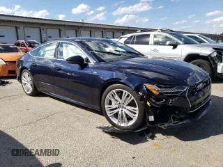 2019 Audi A7 Prestige with VIN WAUV2AF27KN121089, listed as a Copart auction lot 57636514 with 18,367 mi miles and Salvage Title. Bid and sale history available at carsss.com. Image 4.