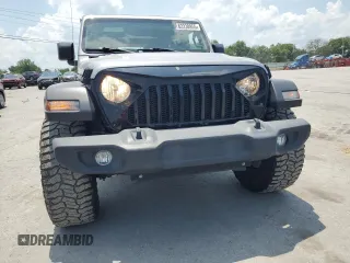 2021 Jeep Wrangler Unlimited Sport with VIN 1C4HJXDG7MW521106, listed as a Copart auction lot 62230955 with 52,358 mi miles and Salvage title. Bid and sale history available at DreamBid. Image 5.