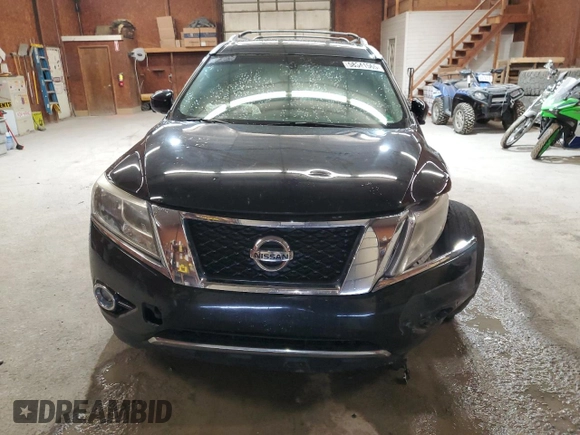 2014 Nissan Pathfinder Platinum z VIN 5N1AR2MMXEC709734, wystawiony jako Copart lot #58341565 z przebiegiem 172 455 mil mil oraz Szkoda całkowita • Salvage title. Historia ofert i sprzedaży dostępna na DreamBid. Obrazek 5.