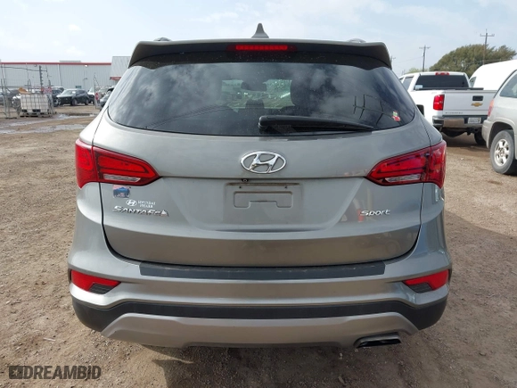 2017 Hyundai Santa Fe Sport 2.4L with VIN 5NMZU3LB7HH021661, listed as a IAAI auction lot 41746160 with 82,990 mi miles. Bid and sale history available at carsss.com. Image 16.