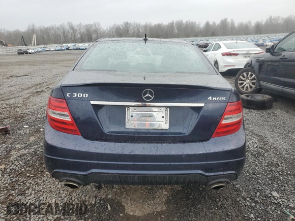 2013 Mercedes-Benz C-Class C 300 Sport with VIN WDDGF8AB0DR245299, listed as a Copart auction lot 51048185 with 196,687 mi miles and Salvage Title. Bid and sale history available at carsss.com. Image 6.