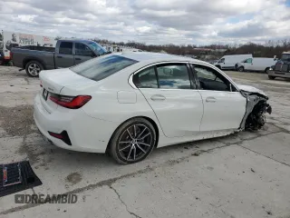2020 BMW 3 Series 330i xDrive with VIN 3MW5R7J00L8B13473, listed as a Copart auction lot 47280485 with 0 mi miles and Salvage Title. Bid and sale history available at carsss.com. Image 3.