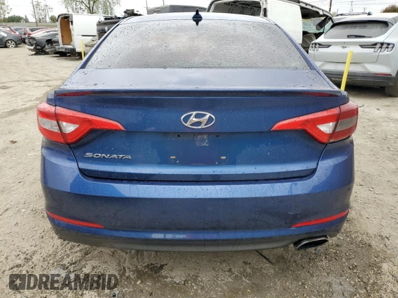 2015 Hyundai Sonata SE with VIN 5NPE24AF7FH150693, listed as a Copart auction lot 55894735 with 173,388 mi miles and Salvage Title. Bid and sale history available at DreamBid. Image 6.