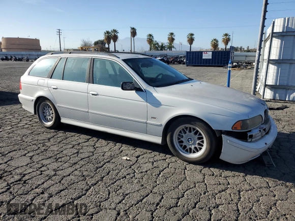 2003 BMW 5 Series 525iAT with VIN WBADS43433GE11244, listed as a Copart auction lot 47793985 with 120,512 mi miles and Clean Title. Bid and sale history available at carsss.com. Image 4.