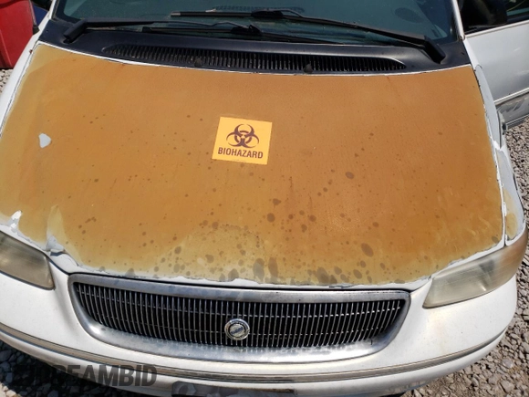 1996 Chrysler Town & Country LXi with VIN 1C4GP64L1TB455059, listed as a Copart auction lot 62001184 with Not Provided miles and Salvage Title. Bid and sale history available at carsss.com. Image 12.