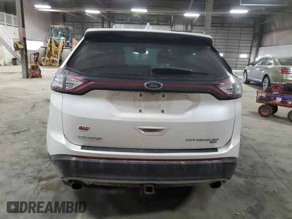 2017 Ford Edge Titanium with VIN 2FMPK4K83HBC14599, listed as a Copart auction lot 49268825 with 114,041 mi miles and Salvage Title. Bid and sale history available at carsss.com. Image 6.