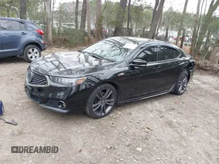 2019 Acura TLX w/A-Spec Pkg with VIN 19UUB1F6XKA004794, listed as a IAAI auction lot 41761436 with 91,087 mi miles. Bid and sale history available at carsss.com. Image 17.