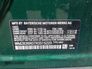 2024 MINI Countryman Cooper S z VIN WMZ83BR07R3S15220, wystawiony jako IAAI lot #42169179 z przebiegiem 18 900 mil mil oraz . Historia ofert i sprzedaży dostępna na DreamBid. Obrazek 9.
