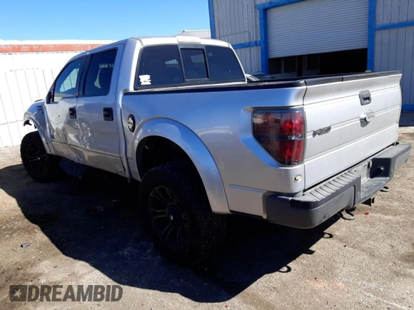 2014 Ford F-150 SVT Raptor with VIN 1FTFW1R67EFC35912, listed as a Copart auction lot 46139684 with 187,454 mi miles and Salvage Title. Bid and sale history available at carsss.com. Image 2.