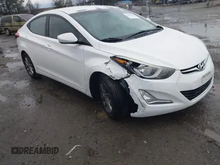 2014 Hyundai Elantra Limited z VIN 5NPDH4AE7EH521657, wystawiony jako IAAI lot #41056404 z przebiegiem 93 575 mil mil oraz . Historia ofert i sprzedaży dostępna na DreamBid. Obrazek 1.
