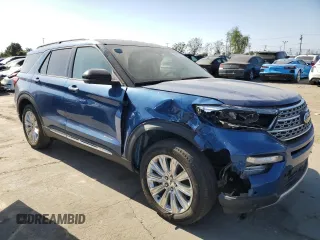 2020 Ford Explorer Limited with VIN 1FM5K7FW7LGA06793, listed as a Copart auction lot 56367265 with 21,768 mi miles and Salvage Title. Bid and sale history available at DreamBid. Image 4.