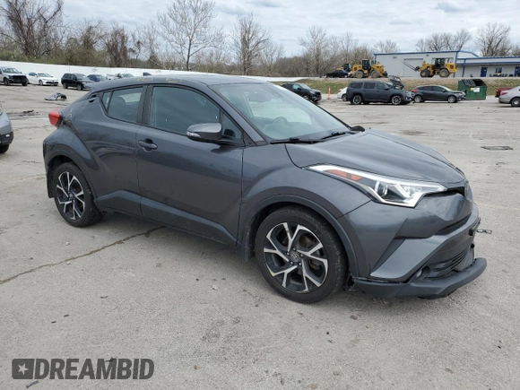 2018 Toyota C-HR XLE with VIN NMTKHMBX4JR044017, listed as a Copart auction lot 51096145 with 77,397 mi miles and Salvage Title. Bid and sale history available at DreamBid. Image 4.