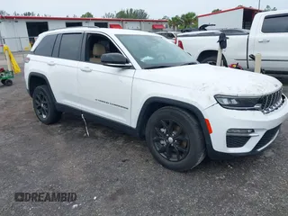 2023 Jeep Grand Cherokee Limited with VIN 1C4RJGBGXPC544537, listed as a IAAI auction lot 42421312 with 61,321 mi miles and . Bid and sale history available at DreamBid. Image 1.