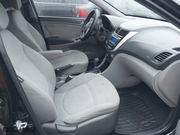 2013 Hyundai Accent GL with VIN KMHCT5AE4DU138789, listed as a IAAI auction lot 41536803 with 162,212 mi miles. Bid and sale history available at carsss.com. Image 5.