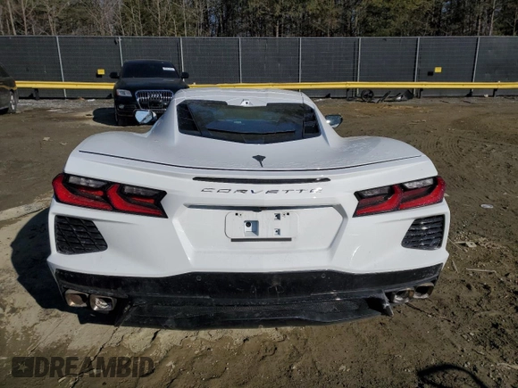 2021 Chevrolet Corvette 2LT with VIN 1G1YB2D41M5118498, listed as a Copart auction lot 41978475 with Not provided miles and Salvage title. Bid and sale history available at DreamBid. Image 6.